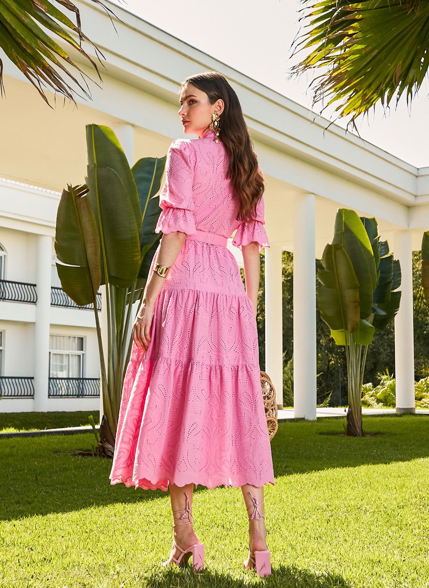 VESTIDO PRICILA NA COR ROSA - JANY PIM