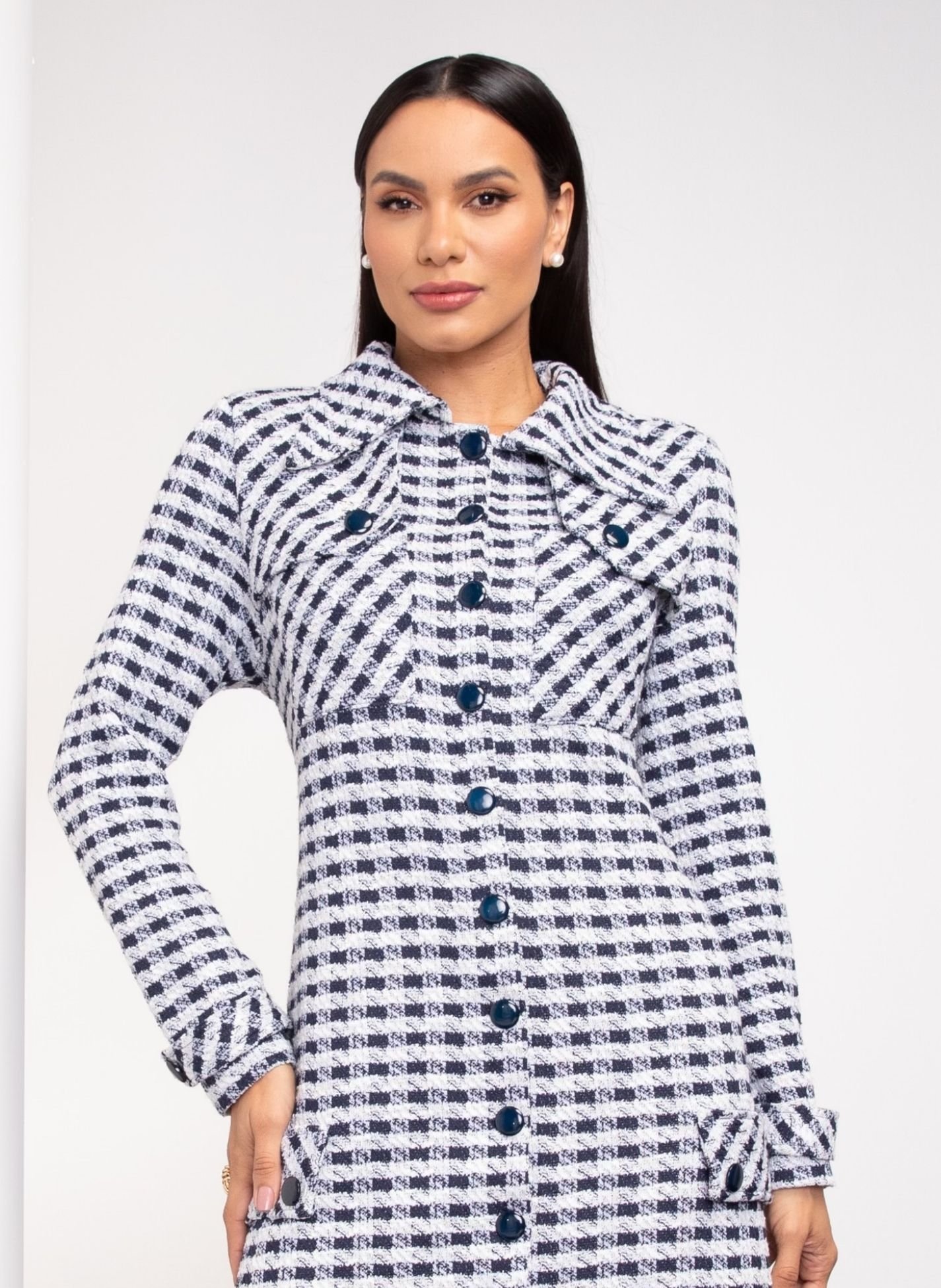 あつひめ VESTIDO XADREZ AGATA - JANY PIM