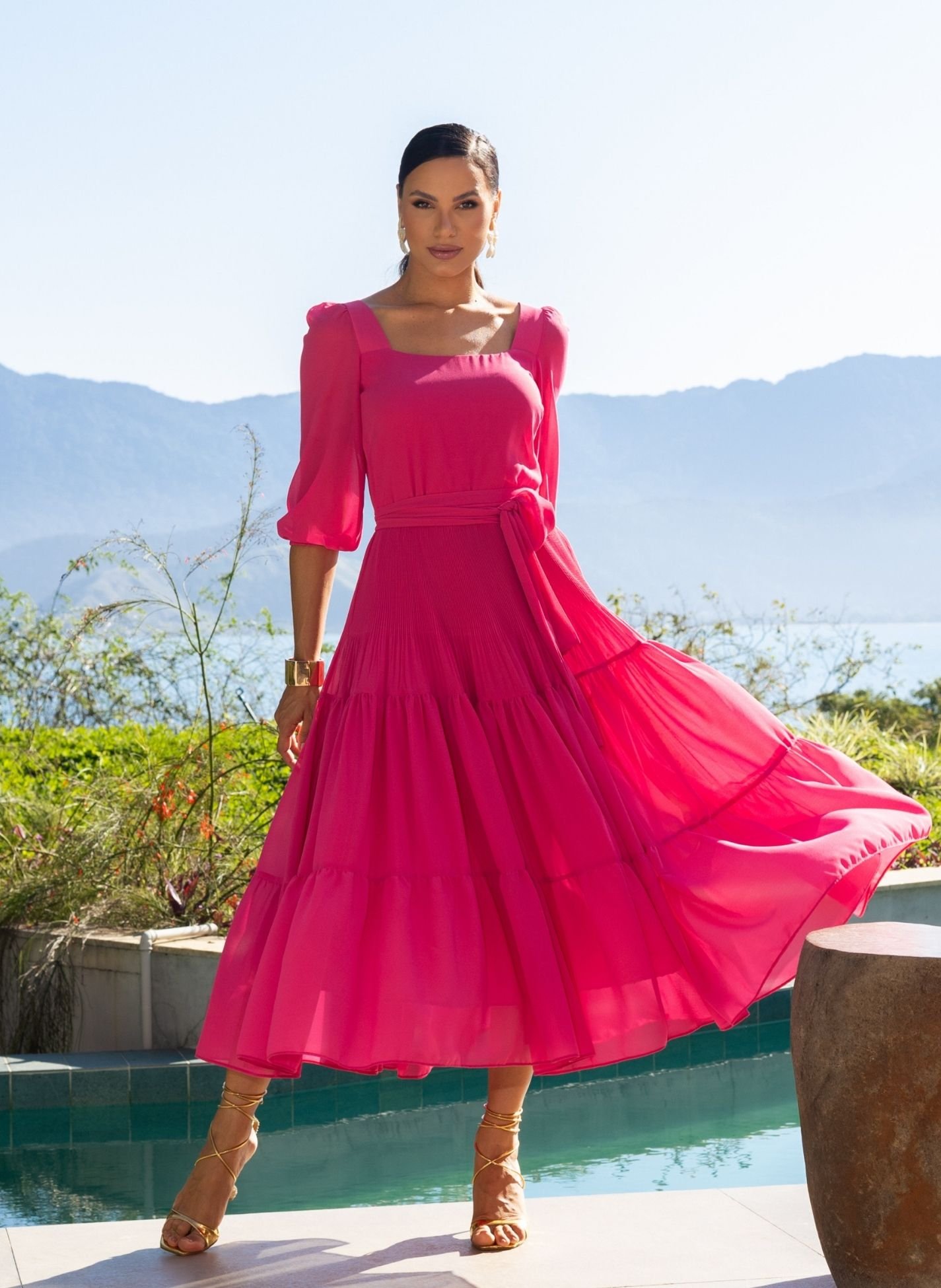 VESTIDO MAX MIDI TRICIA - JANY PIM