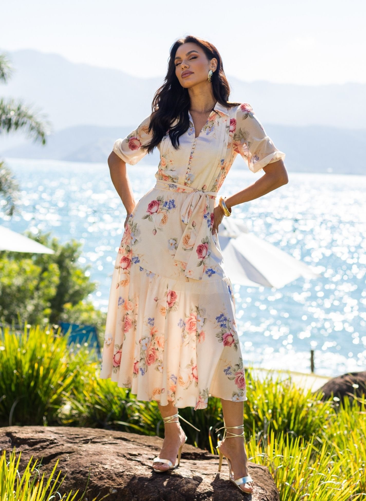 VESTIDO FLORAL GABY - JANY PIM