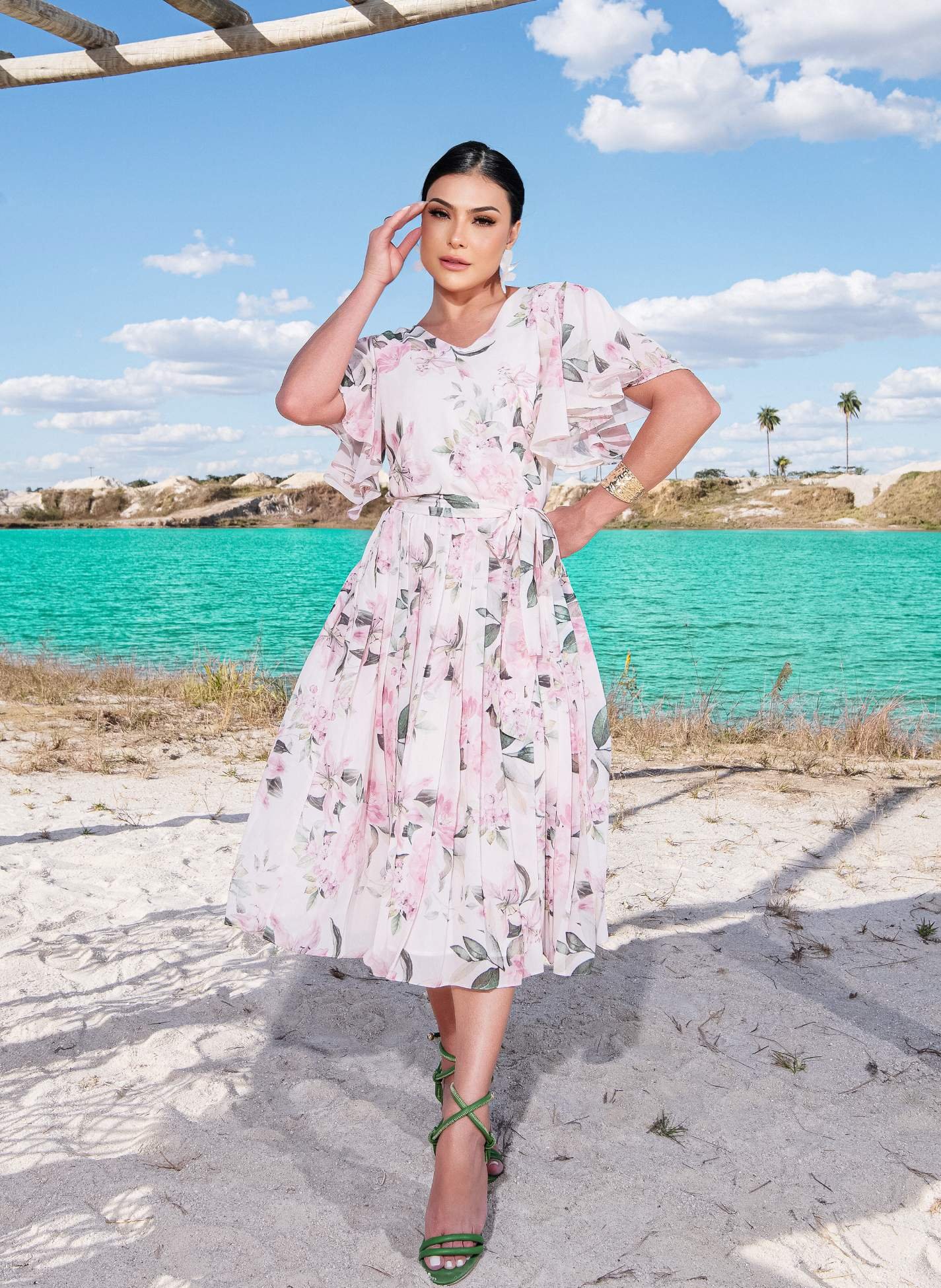 VESTIDO FLORAL VANESSA - JANY PIM