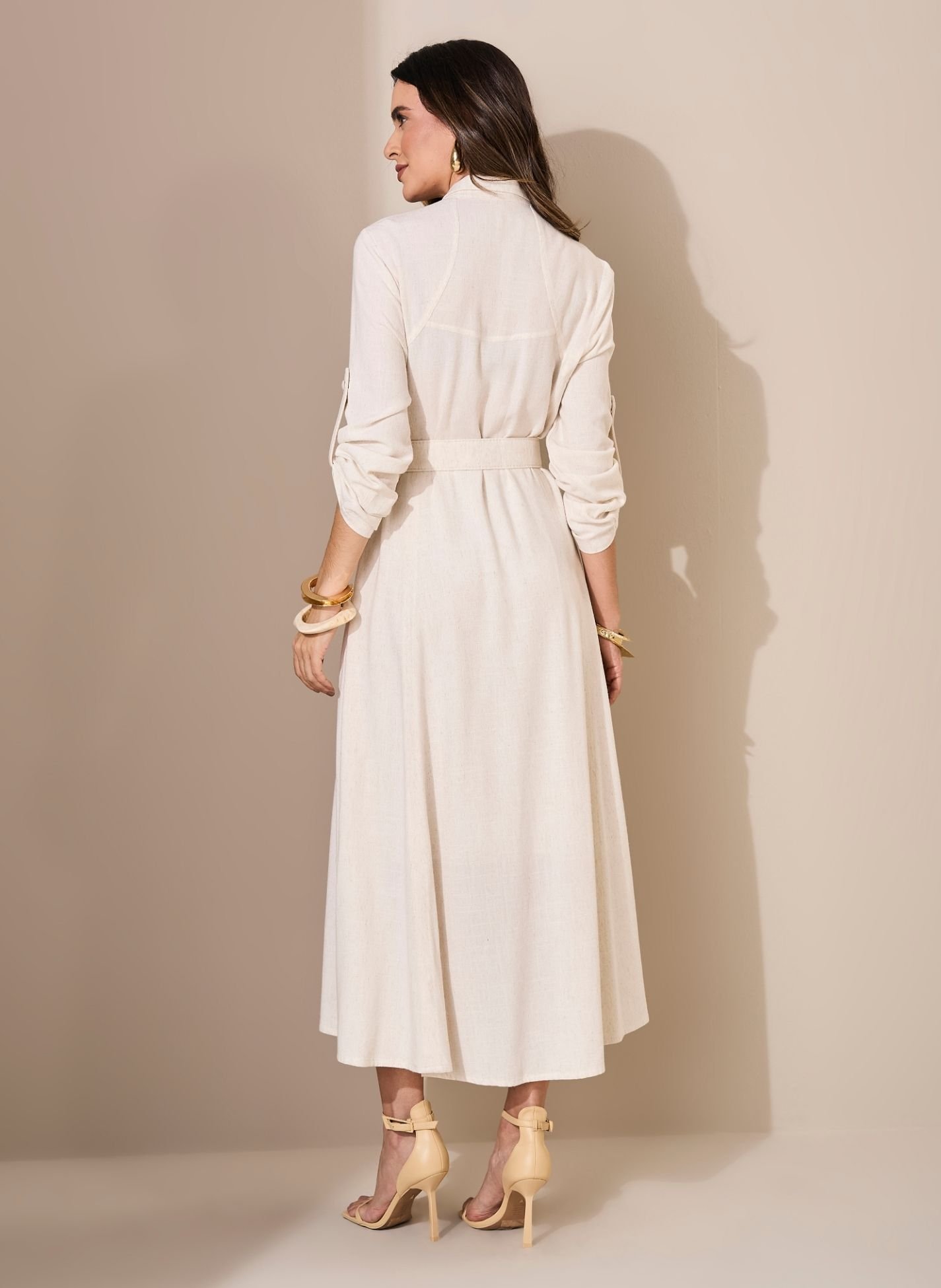 VESTIDO OFF WHITE ANNY JANY PIM