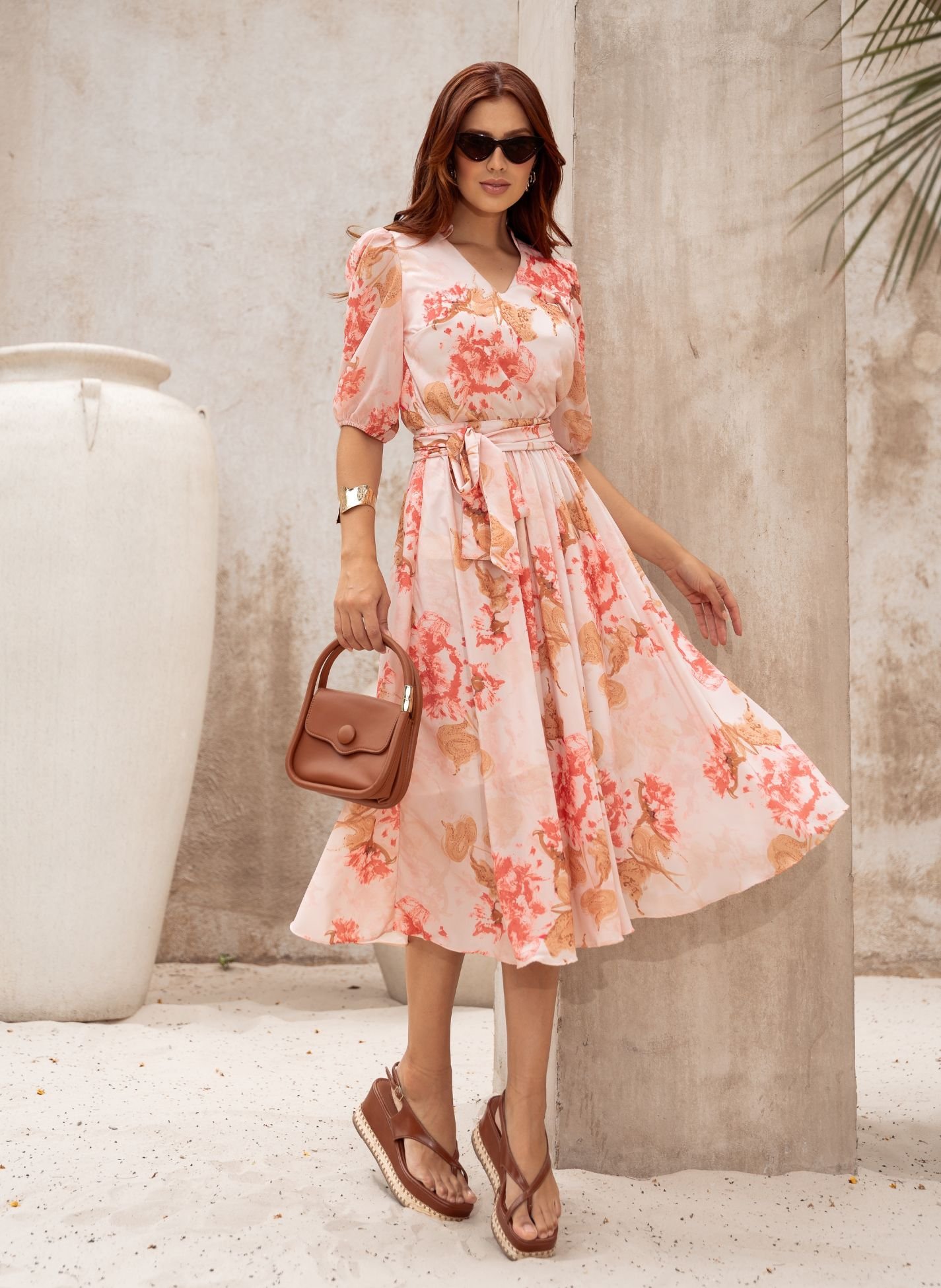 yoli & otis JAANA Dress〔blush〕 5y VESTIDO FLORAL ESTAMPA EXCLUSIVA HOSANA - JANY PIM